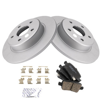 TRQ® - Rear Disc Brake Kit with Ceramic Pads