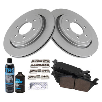 TRQ® - Rear Disc Brake Kit with Ceramic Pads