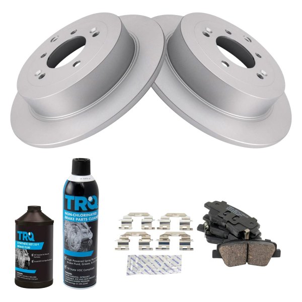 TRQ® - Rear Disc Brake Kit with Ceramic Pads