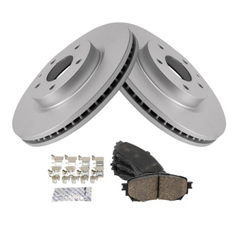 TRQ® - Front Disc Brake Kit with Ceramic Pads