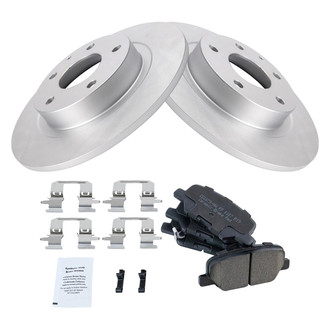 TRQ® - Rear Disc Brake Kit with Ceramic Pads