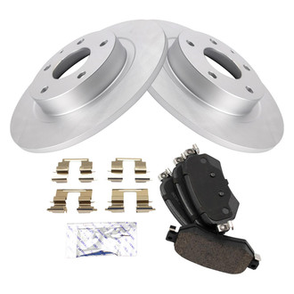 TRQ® - Rear Disc Brake Kit with Ceramic Pads