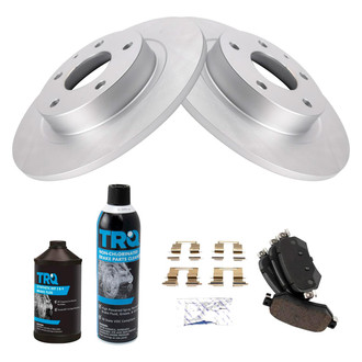 TRQ® - Rear Disc Brake Kit with Ceramic Pads