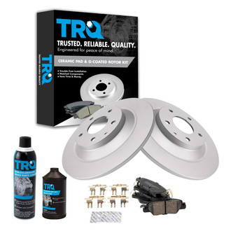 TRQ® - Rear Disc Brake Kit with Ceramic Pads
