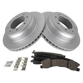 TRQ® - Rear Disc Brake Kit with Ceramic Pads