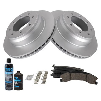 TRQ® - Rear Disc Brake Kit with Ceramic Pads