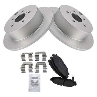 TRQ® - Rear Disc Brake Kit with Ceramic Pads