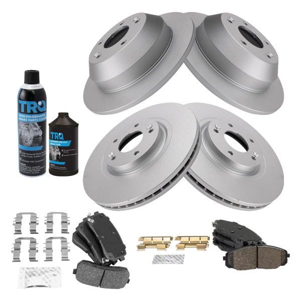 TRQ® - Ceramic Brake Pad & Rotor Kit