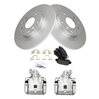 TRQ® - Rear Disc Brake Kit with Ceramic Pads and Calipers