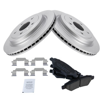 TRQ® - Rear Disc Brake Kit with Ceramic Pads