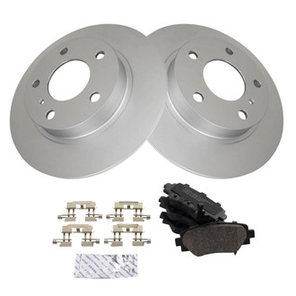 TRQ® - Rear Disc Brake Kit with Ceramic Pads