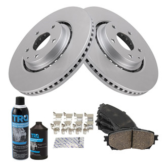 TRQ® - Front Disc Brake Kit with Ceramic Pads