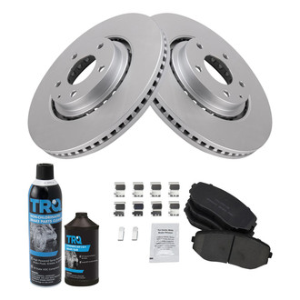 TRQ® - Front Disc Brake Kit with Ceramic Pads