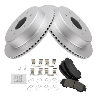 TRQ® - Rear Disc Brake Kit with Ceramic Pads