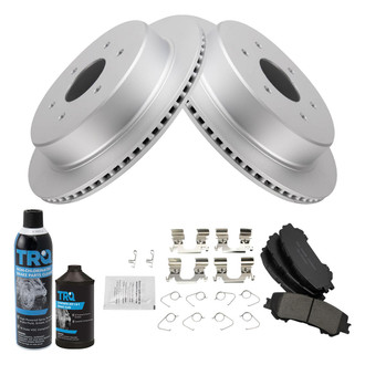 TRQ® - Rear Disc Brake Kit with Ceramic Pads