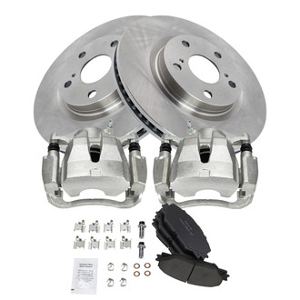 TRQ® - Disc Brake Kit with Ceramic Pads and Calipers
