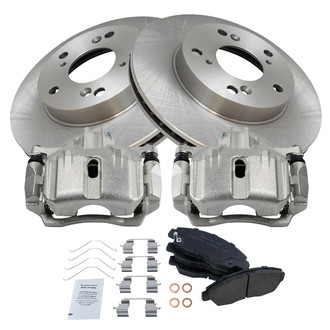 TRQ® - Front Disc Brake Kit with Ceramic Pads and Calipers