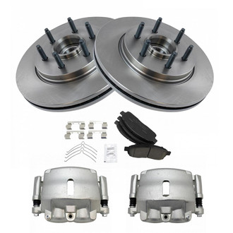 TRQ® - Front Disc Brake Kit with Ceramic Pads and Calipers