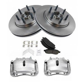TRQ® - Front Disc Brake Kit with Ceramic Pads and Calipers