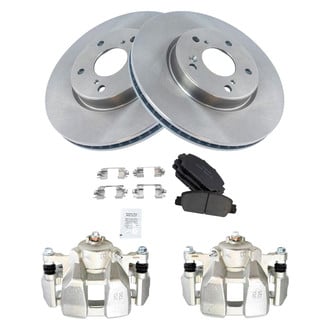 TRQ® - Front Disc Brake Kit with Ceramic Pads and Calipers