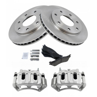 TRQ® - Front Disc Brake Kit with Ceramic Pads and Calipers