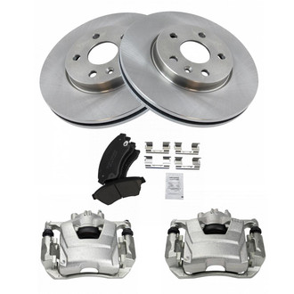 TRQ® - Disc Brake Kit with Ceramic Pads and Calipers