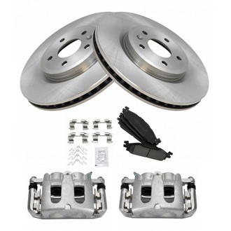 TRQ® - Disc Brake Kit with Ceramic Pads and Calipers