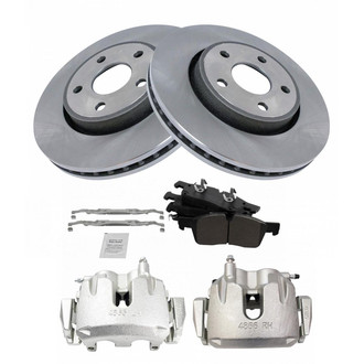 TRQ® - Disc Brake Kit with Ceramic Pads and Calipers