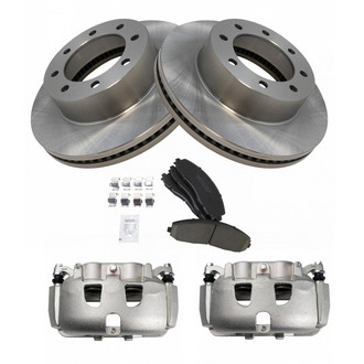 TRQ® - Front Disc Brake Kit with Ceramic Pads and Calipers