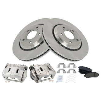 TRQ® - Front Disc Brake Kit with Ceramic Pads and Calipers