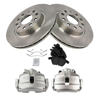 TRQ® - Front Disc Brake Kit with Ceramic Pads and Calipers