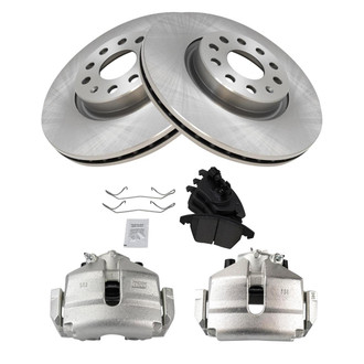 TRQ® - Front Disc Brake Kit with Ceramic Pads and Calipers