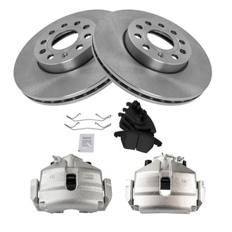 TRQ® - Front Disc Brake Kit with Ceramic Pads and Calipers