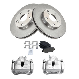 TRQ® - Front Disc Brake Kit with Ceramic Pads and Calipers