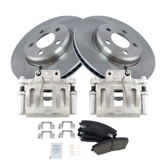 TRQ® - Front Disc Brake Kit with Ceramic Pads and Calipers