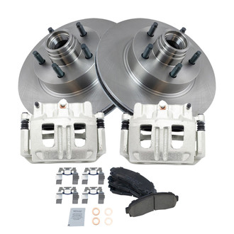 TRQ® - Front Disc Brake Kit with Ceramic Pads and Calipers