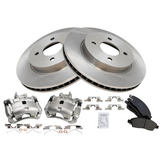 TRQ® - Disc Brake Kit with Ceramic Pads and Calipers