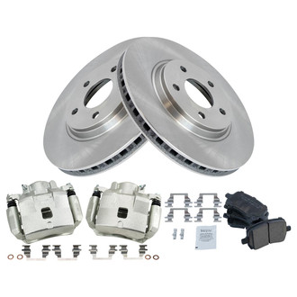 TRQ® - Disc Brake Kit with Ceramic Pads and Calipers