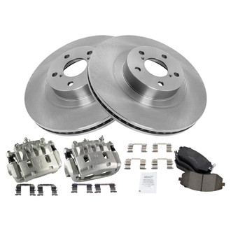TRQ® - Disc Brake Kit with Ceramic Pads and Calipers