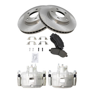 TRQ® - Front Disc Brake Kit with Ceramic Pads and Calipers