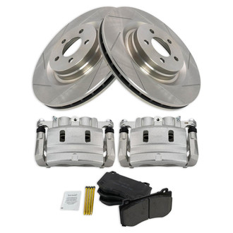 TRQ® - Front Disc Brake Kit with Ceramic Pads and Calipers
