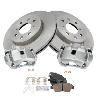 TRQ® - Front Disc Brake Kit with Ceramic Pads and Calipers