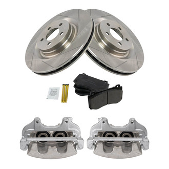 TRQ® - Front Disc Brake Kit with Ceramic Pads and Calipers