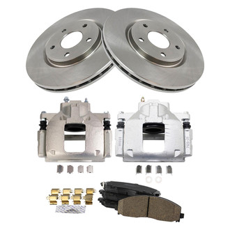 TRQ® - Front Disc Brake Kit with Ceramic Pads and Calipers