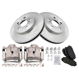 TRQ® - Disc Brake Kit with Ceramic Pads and Calipers