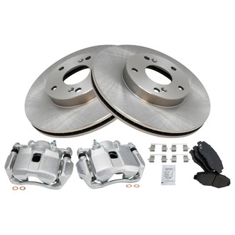 TRQ® - Front Disc Brake Kit with Ceramic Pads and Calipers