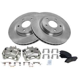 TRQ® - Front Disc Brake Kit with Ceramic Pads and Calipers