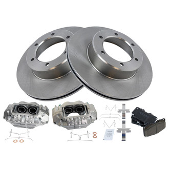 TRQ® - Front Disc Brake Kit with Ceramic Pads and Calipers