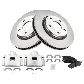 TRQ® - Front Disc Brake Kit with Ceramic Pads and Calipers