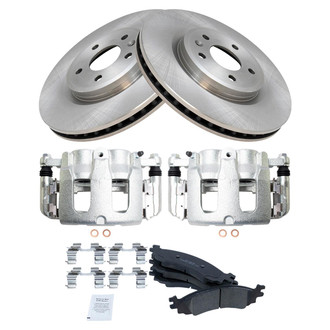 TRQ® - Front Disc Brake Kit with Ceramic Pads and Calipers